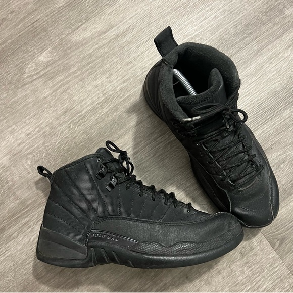 Nike Other - Nike Air Jordan 12 Winterized Triple Black
